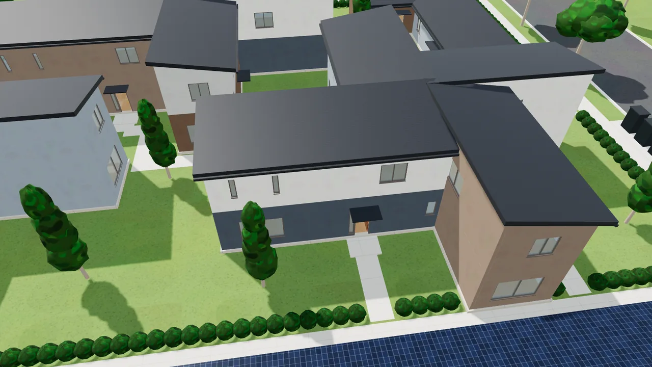 The finished Villa