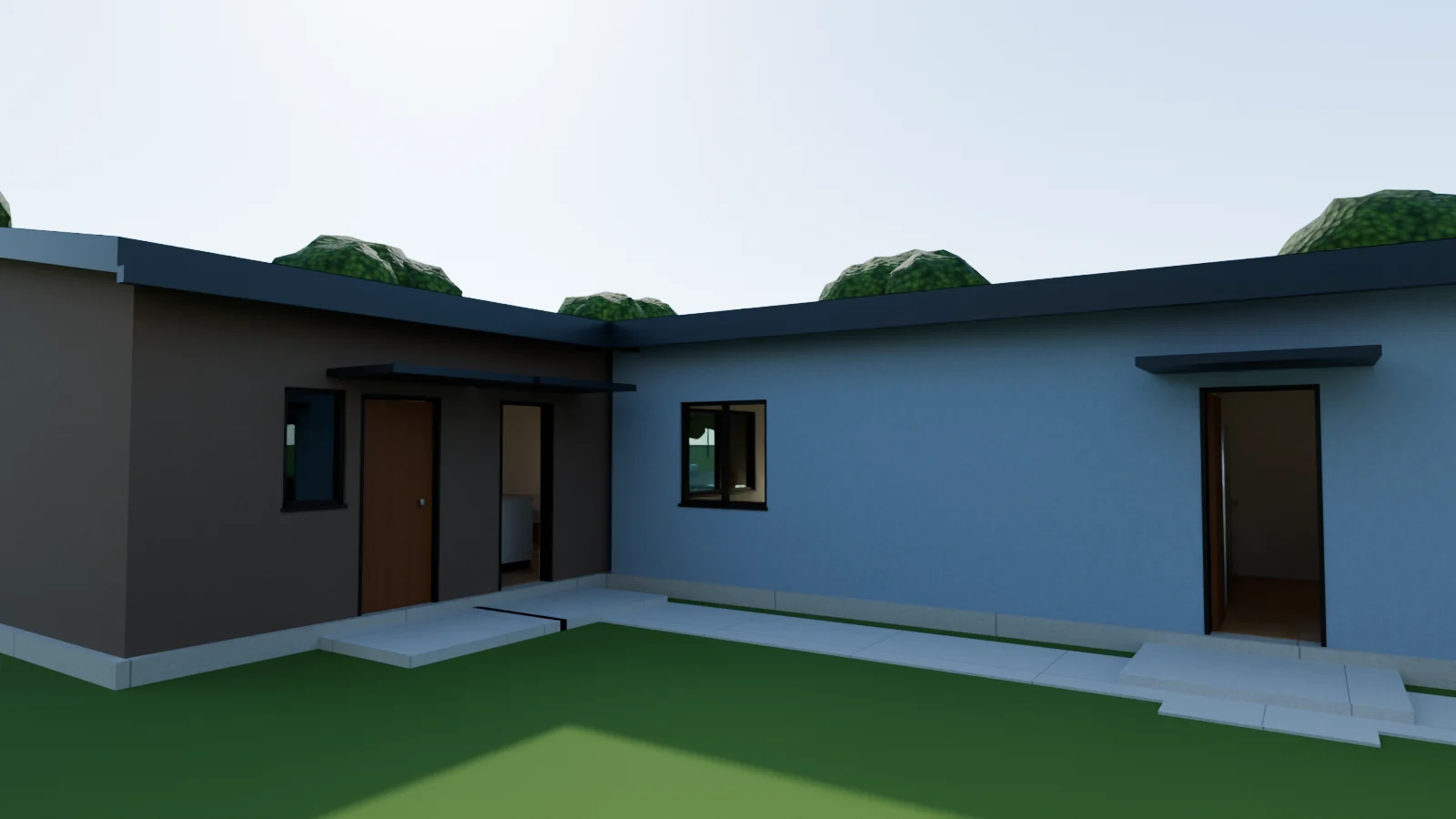 Bungalow and Hideaway exteriors