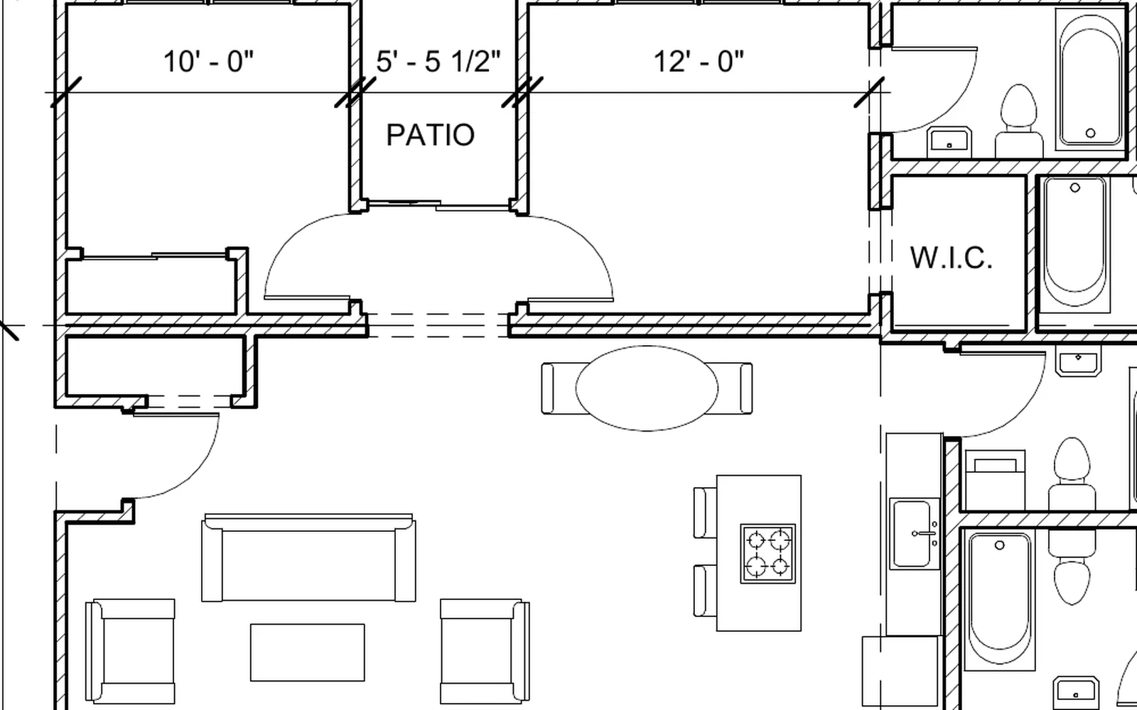 Sheet A02.10, 2 BD home, northwest quarter of the center block