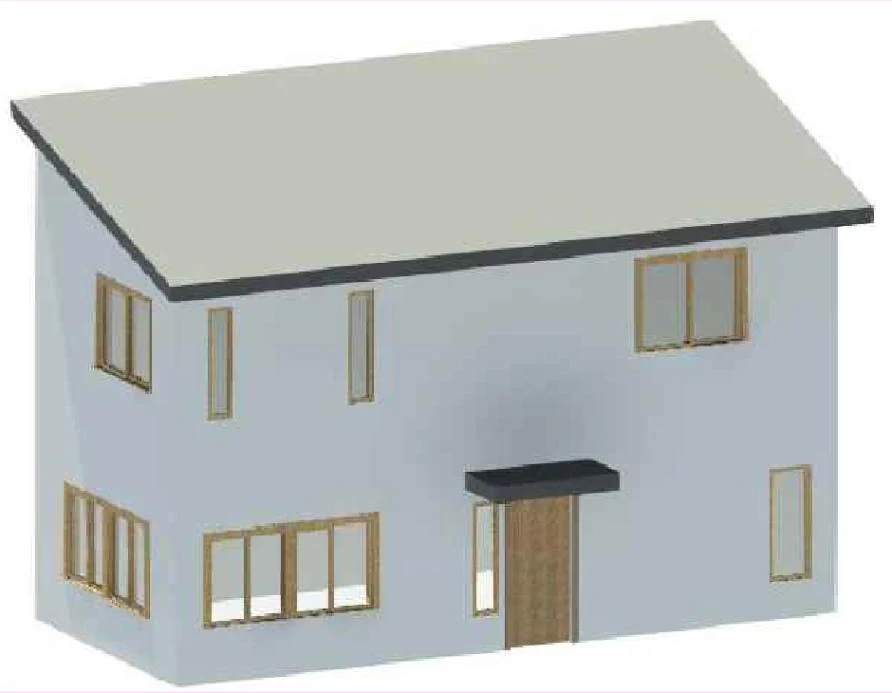 Cottage sheet 3D view