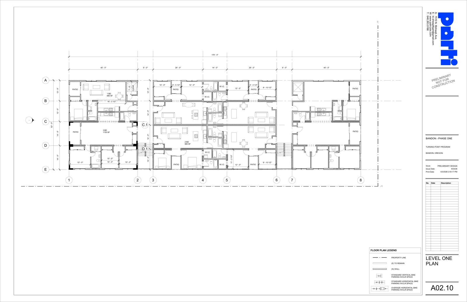 Level One plan A02.10