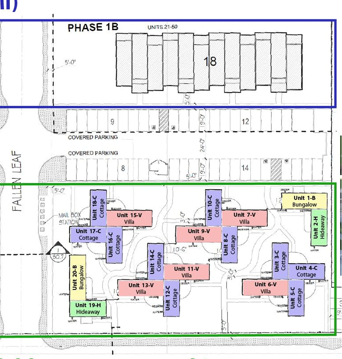 The Medford site plan, Phase 1 area