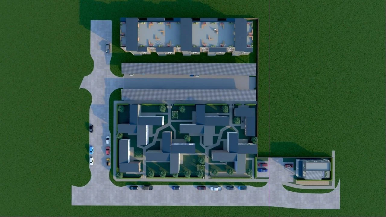 Owner rendering of Phase 1 from overhead