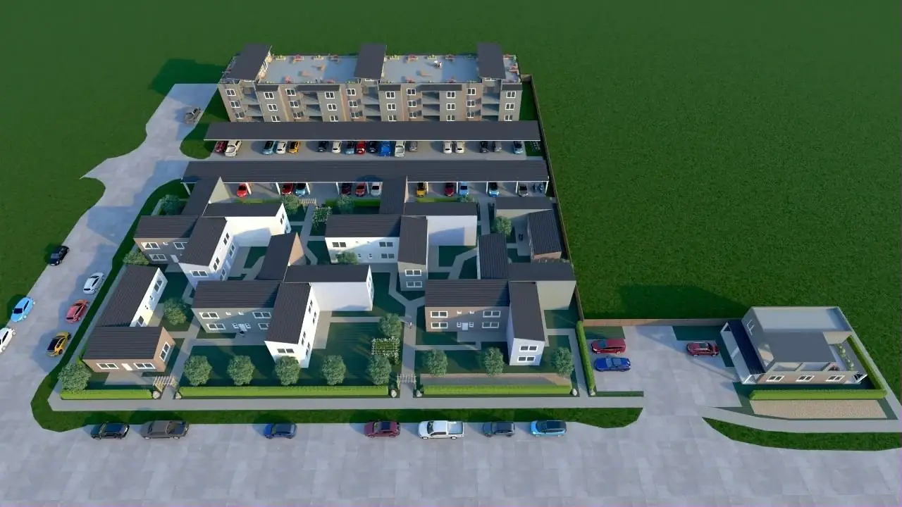 Owner rendering of Phase 1 from the south