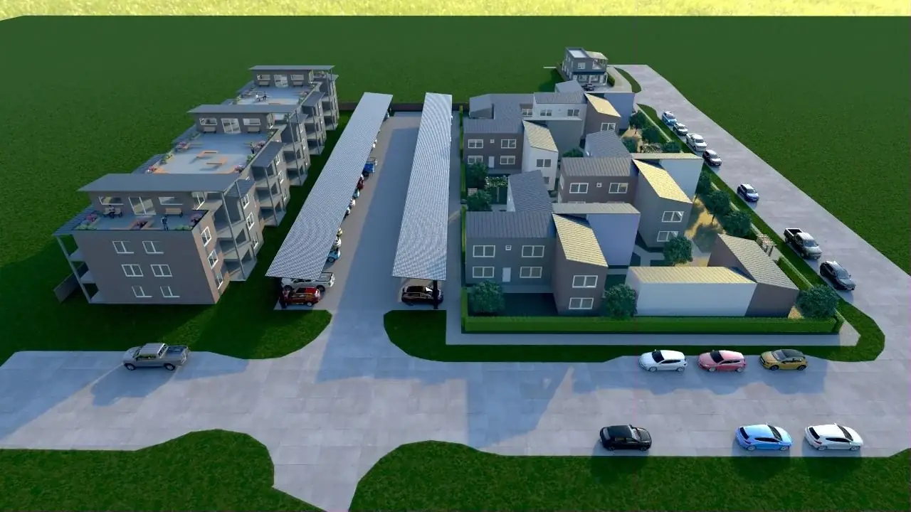 Owner rendering of Phase 1 from the west